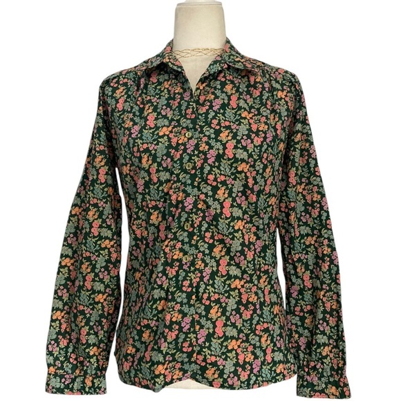 Matisse of Bond Street Liberty of London Fabric Floral Blouse Long Sleeve Vtg 70 - Picture 7 of 7